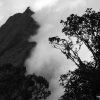 Des nuages avalent la montagne  (La Réunion)